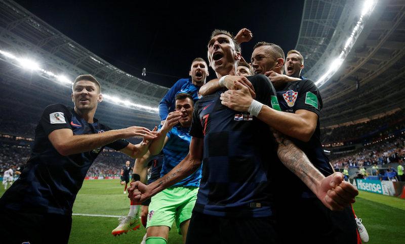 Croatia Beats England in Extra-Time, Reaching Finals for First Time