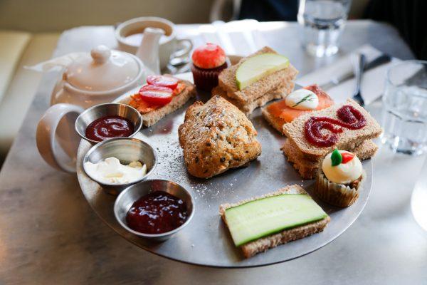 Afternoon tea at The Duck and Bunny. (Channaly Philipp/The Epoch Times)