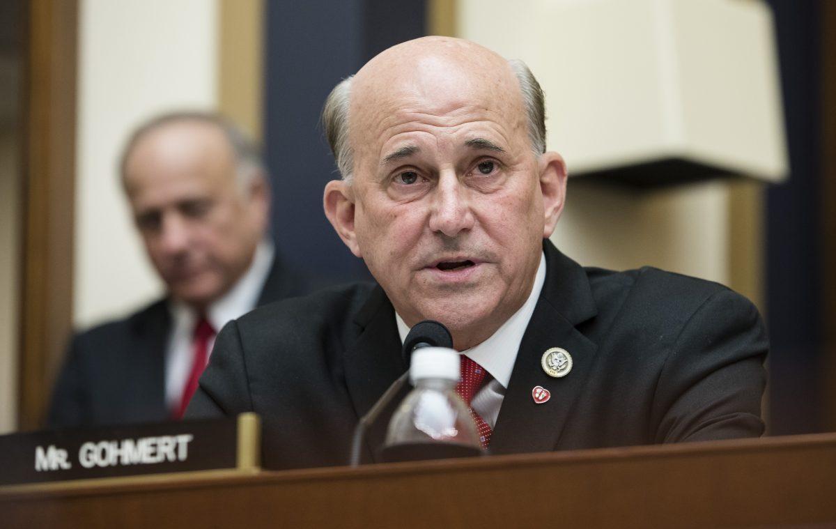 Rep. Louie Gohmert (R-Texas) at a hearing in Washington on Dec. 13, 2017. (Samira Bouaou/The Epoch Times)