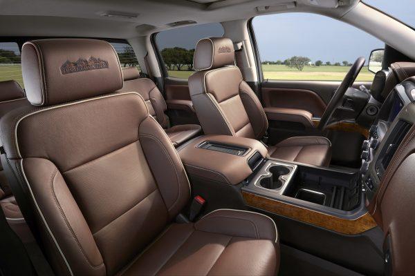 The interior of the Silverado High Country. (Courtesy of Chevrolet)