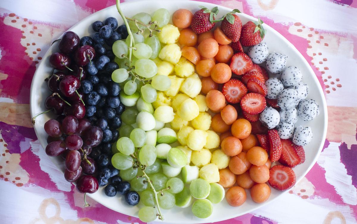 Eat-the-Rainbow Fruit Salad