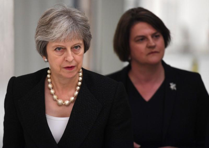 UK’s May Demands New Deal From EU on Irish Border Backstop