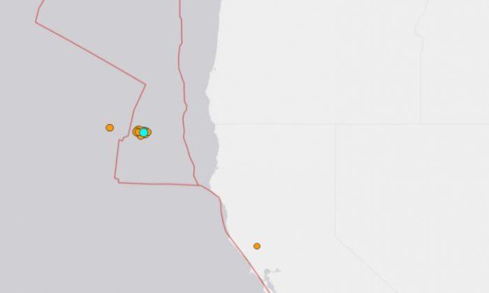 Earthquake Swarm Hits Off Oregon, California Coasts
