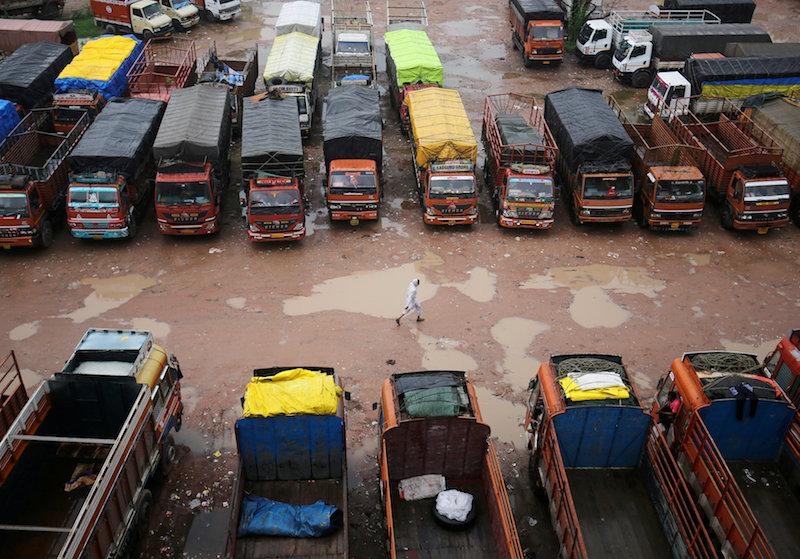 Indian Truckers’ Strike Hits Amazon Deliveries, Commodity Trade