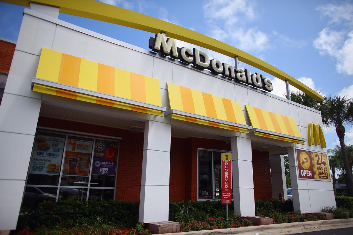 A McDonald's restaurant is seen July 23, 2012, in Miami, Fla. (Joe Raedle/Getty Images)