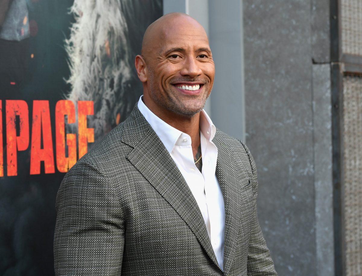 Dwayne Johnson attends the premiere of Warner Bros. Pictures' "Rampage" on April 4, 2018, in Los Angeles, California. (Kevin Winter/Getty Images)