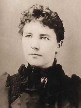 Laura Ingalls Wilder, circa 1885. (Wikimedia Commons)