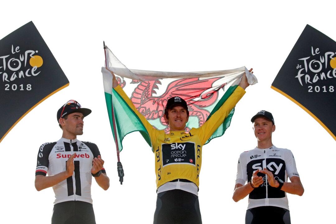 Team Sky’s Geraint Thomas Wins Tour de France