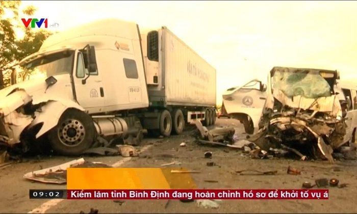 Vietnam Minibus Crash Kills Groom and 12 Wedding Guests