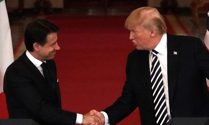 Italy’s Conte Praises Trump as a ‘Strong Advocate’ for Americans