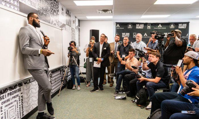 LeBron James Opens a School for At-risk Children in Akron, Ohio