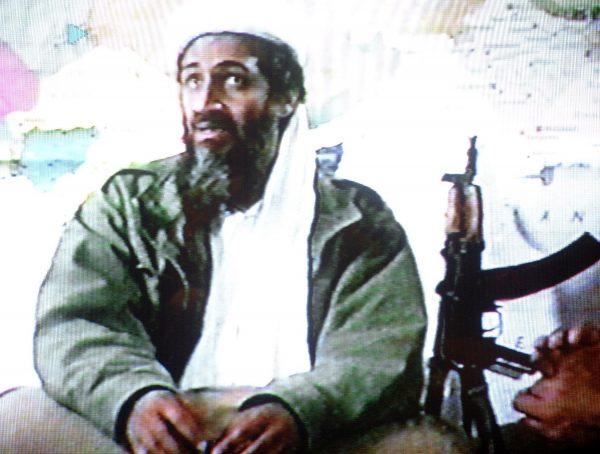 A video grab dated June 19, 2001 shows Osama bin Laden in a videotape said to have been prepared and released by bin Laden himself. German security officials have accused Sami Aidoudi of serving as bin Laden's bodyguard. (AFP/Getty Images)