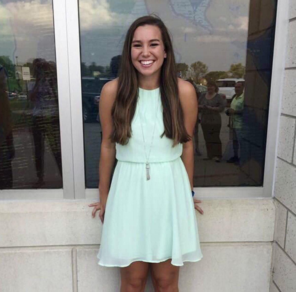 Mollie Tibbetts, a University of Iowa student who was reported missing from her hometown in the eastern Iowa city of Brooklyn on Thursday, July 19, 2018.  (Iowa Department of Criminal Investigation/AP)