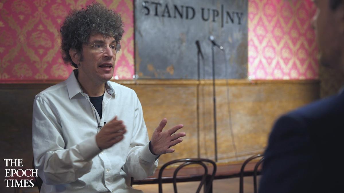James Altucher explains the benefits of not attending college in an interview with The Epoch Times. (Olivier Chartrand/The Epoch Times)