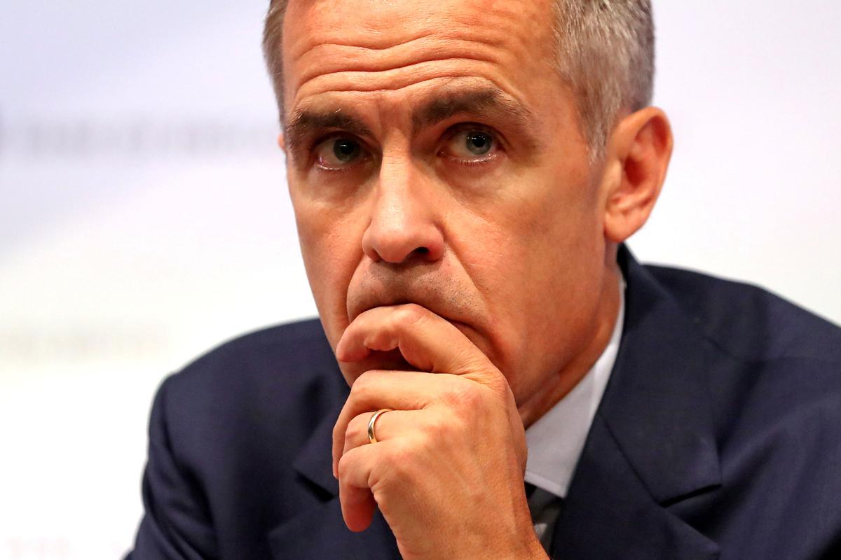 Bank of England’s Carney Sees ‘Uncomfortably High’ Risk of No-Deal Brexit