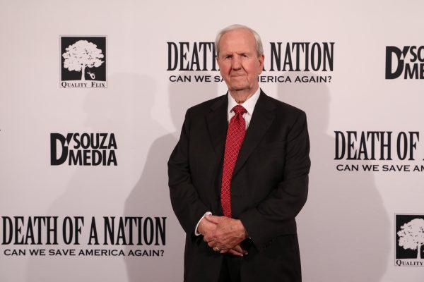 Gerald Molen, “Death of a Nation” producer, at its premiere in Washington on Aug. 1, 2018. (Samira Bouaou/The Epoch Times)
