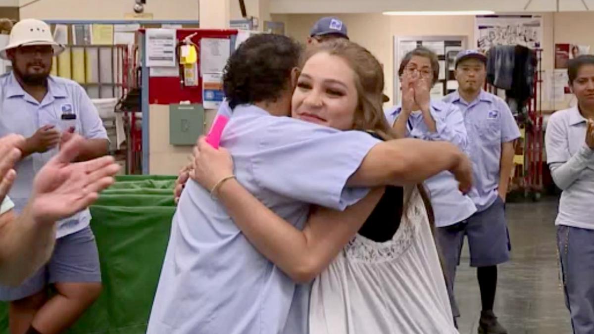 Mailman Meets Girl He Rescued From Sex Traffickers