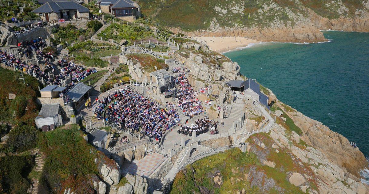 An orchestra and audience at The Minack Theatre. (The Minack Theatre)