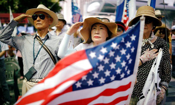 South Korea’s Trump Supporters Hail ‘Guardian of Liberty’
