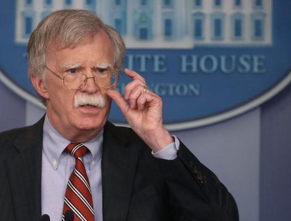 National Security Advisor John Bolton at the White House on Aug. 2, 2018. (Mark Wilson/Getty Images)
