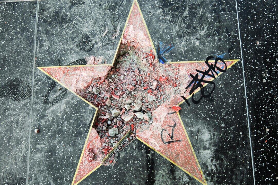 Man Charged After Destroying Trump’s Hollywood Walk of Fame Star With a Pickaxe