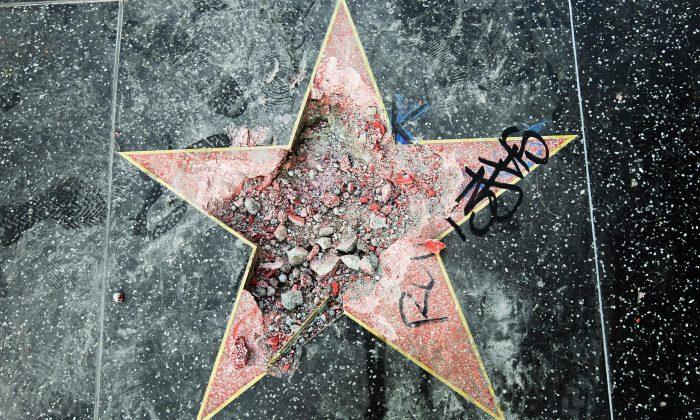 Man Charged After Destroying Trump’s Hollywood Walk of Fame Star With a Pickaxe