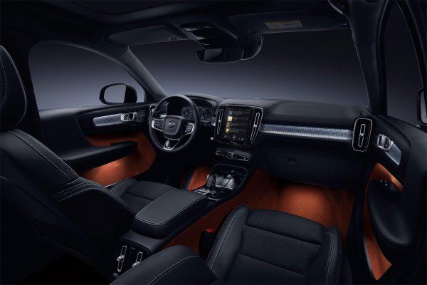 Inside the XC40 R Design. (Courtesy of Volvo)