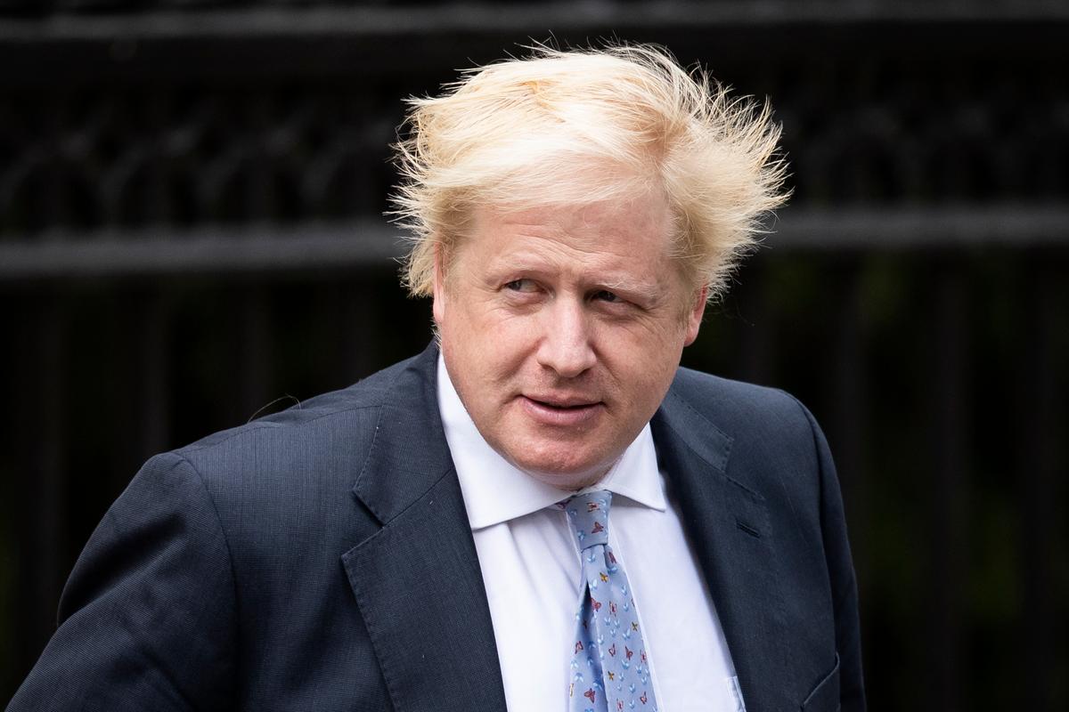 Boris Johnson leaves his grace-and-favour residence in Carlton Gardens near Buckingham Palace in London, on July 18, 2018. (Dan Kitwood/Getty Images)