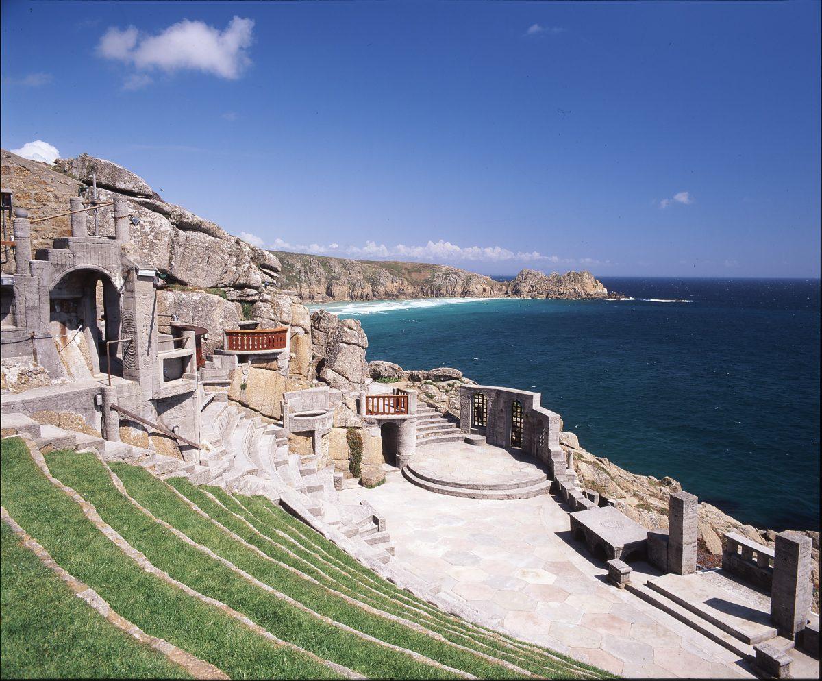 The Minack Theatre stage sits along the Porthcurno coastline, with its ever-changing scenery. (The Minack Theatre)