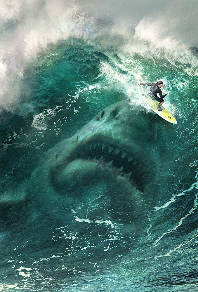 A surfer's worst nightmare, in “The Meg.” (Daniel Smith/Warner Bros. Entertainment Inc./RatPac-Dune Entertainment LLC)