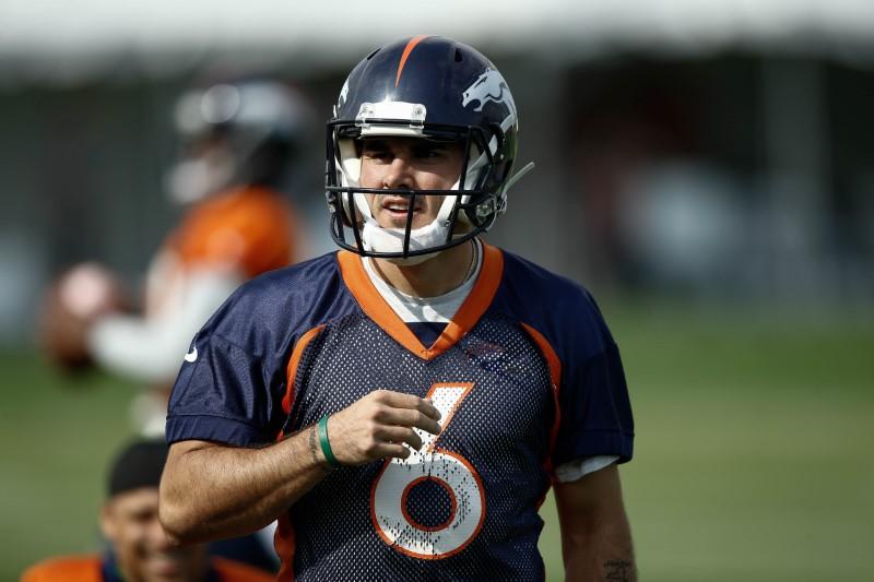 Denver Broncos quarterback Chad Kelly (6) during the first day of training camp at Paul D. Bowlen Memorial Broncos Centre. on Jul 28, 2018. (Isaiah J. Downing/USA Today Sports)