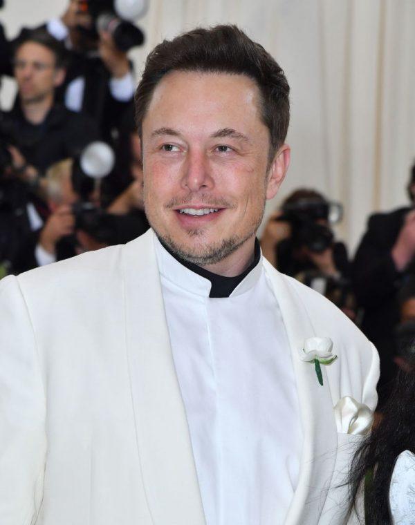 Elon Musk arrives for the 2018 Met Gala on May 7, 2018, at the Metropolitan Museum of Art in New York. (Angela Weiss/AFP/Getty Images)