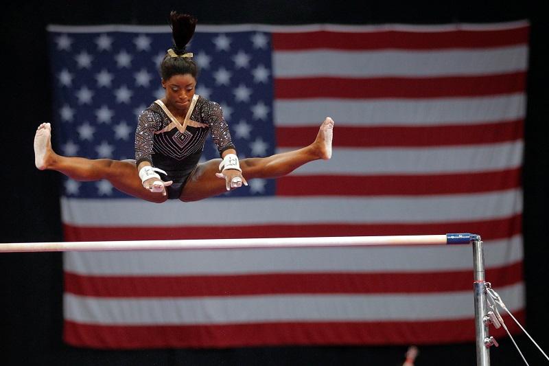 Biles Dominant at U.S. Gymnastics Championships