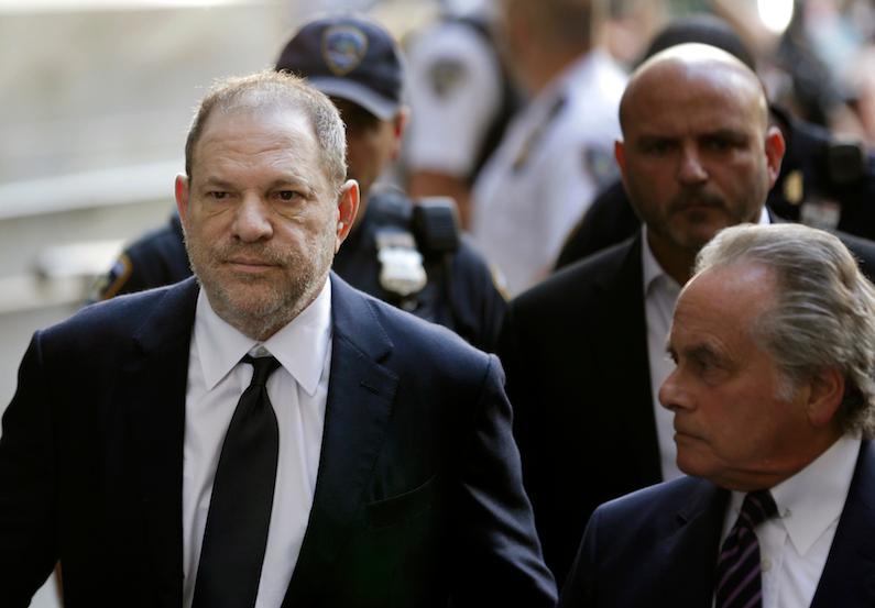 Harvey Weinstein arrives at court in New York on June 5, 2018. Weinstein pleaded not guilty Tuesday to rape and criminal sex act charges in New York. The hearing in Manhattan comes after a grand jury indicted the former movie mogul last week on charges involving two women. (AP Photo/Seth Wenig)