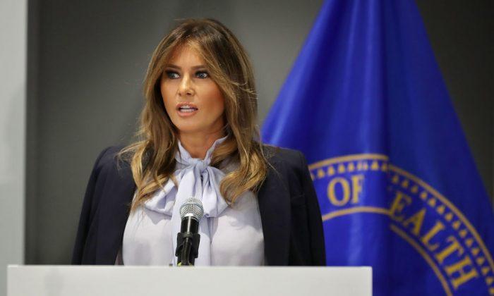 Melania Trump Encourages Adults to Listen to Children to Prevent Cyberbullying