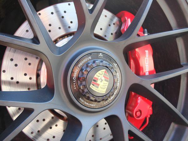 Porsche 911 GTS wheel. (Benjamin Yong)