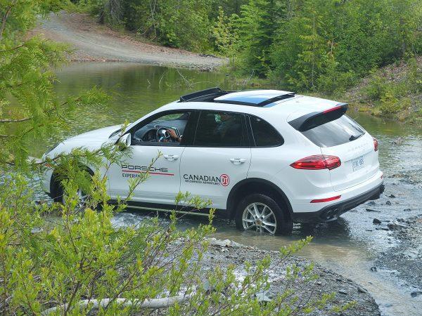 Taking the Cayenne off-roading. (Benjamin Yong)