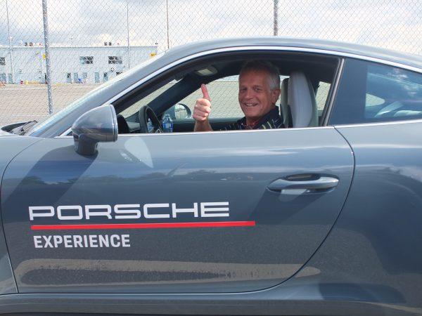 A fellow participant of the Porsche Travel Experience event in a 911 Carrera GTS Coupe. (Benjamin Yong)