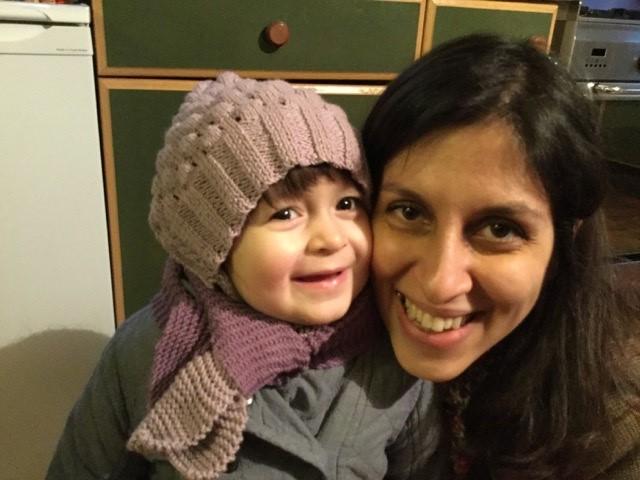 Nazanin Zaghari-Ratcliffe and her daughter Gabriella pose for a photo in London on Feb. 7, 2016. (Karl Brandt/Courtesy of Free Nazanin) campaign/Handout via Reuters)