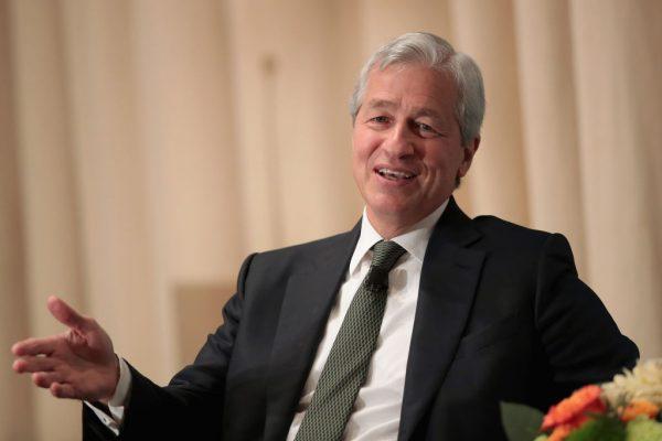 Jamie Dimon, Chairman and CEO of JPMorgan Chase & Co, during a luncheon hosted by The Economic Club of Chicago on Nov. 22, 2017 in Chicago, ill.(Scott Olson/Getty Images)
