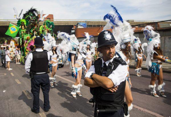 About 13,000 police officers will be on duty over the two days of the Carnival. (Met Police)