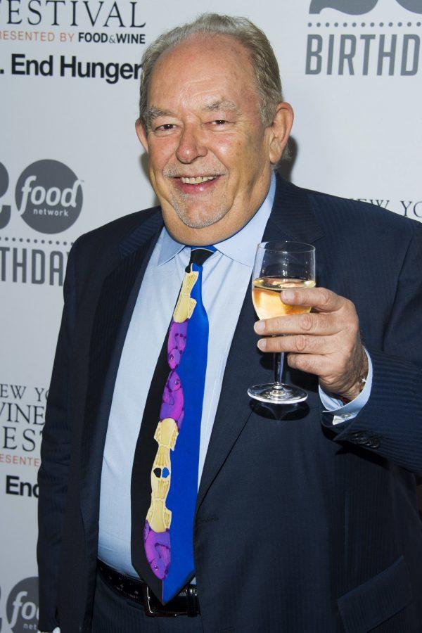 Robin Leach attends the Food Network's 20th birthday party in New York on Oct. 17, 2013. (Charles Sykes/Invision/AP, File)