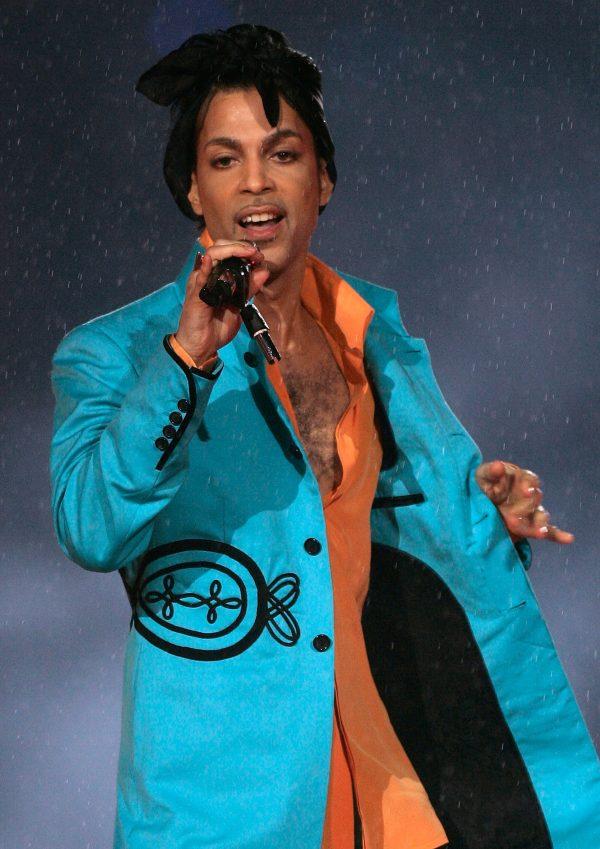 Prince performs during at Super Bowl XLI in Miami Gardens, Florida, on Feb. 4, 2007. (Donald Miralle/Getty Images)