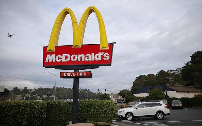 McDonald’s like this one in San Rafael California, may serve billions around the world, but as far as anyone knows, only Trevor Walker was served drugs in his drink. (Justin Sullivan/Getty Images)