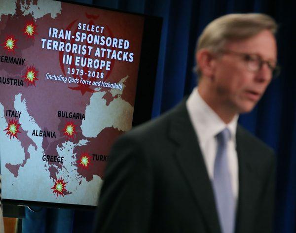 Brian Hook, Director of Policy Planning, speaks to the media about Iran, in the press briefing room at the Department of State, on June 2, 2018 in Washington, D.C. (Mark Wilson/Getty Images)