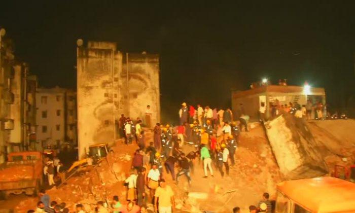 4-Storey Building Collapses in Western India, 10 Feared Trapped