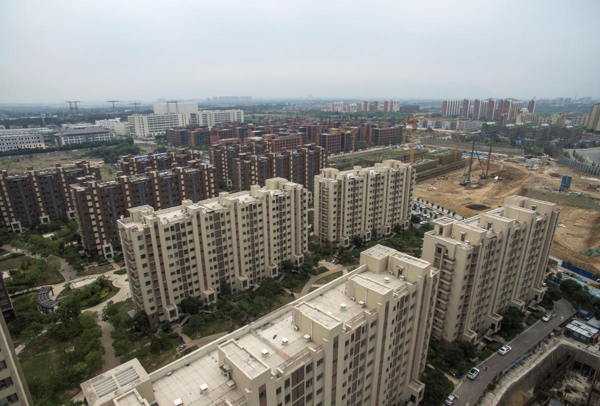 Residential apartments on the outskirts of Beijing on June 13, 2017. (Fred Dufour/AFP/Getty Images)