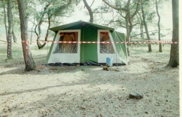  The tent where Nicky was staying. (Netherlands Police)