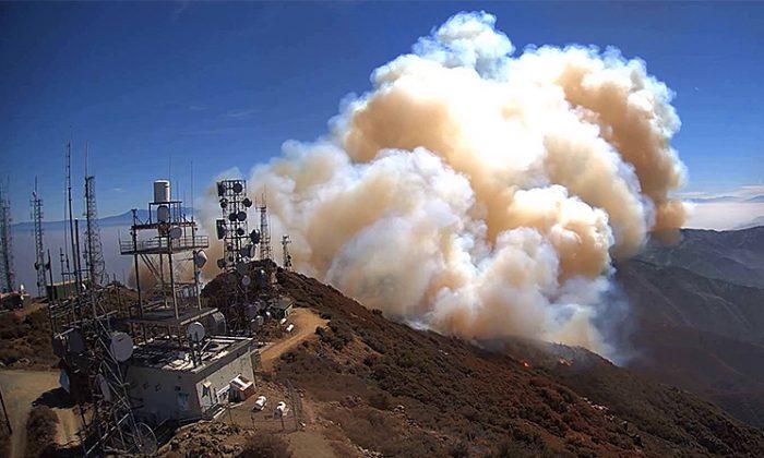 Nearly Out, California’s Holy Fire Bursts Back to Life