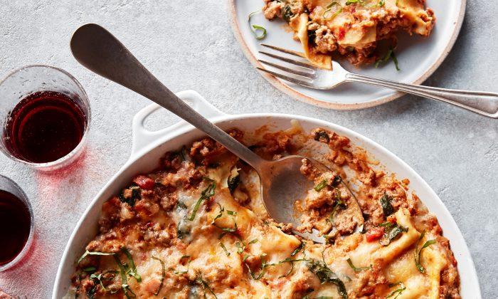 Stovetop Lasagna With Spinach
